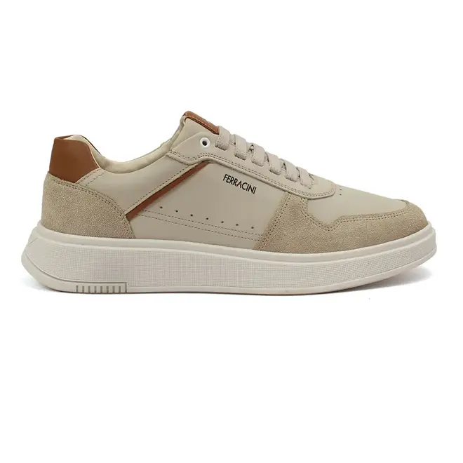 Tênis Casual Sola Caixa Ferracini Logan Cinza Claro Masculino