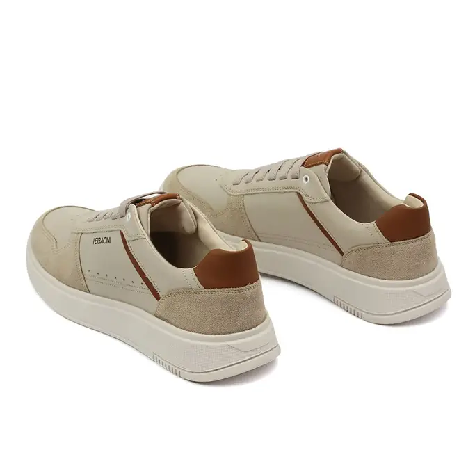 Tênis Casual Sola Caixa Ferracini Logan Cinza Claro Masculino