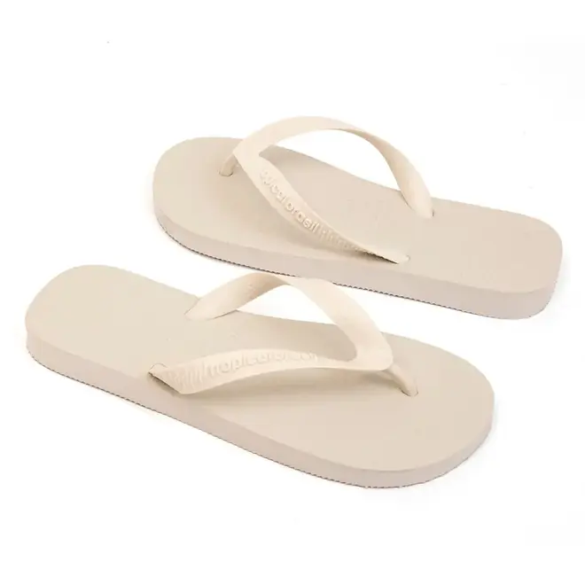 Chinelo Dedo Tropical Brasil Branco Feminino