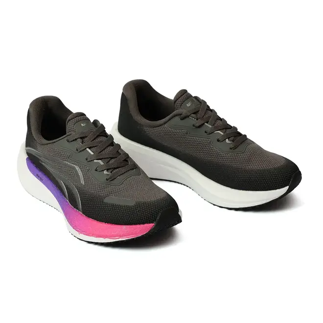Tênis de Treino Kolosh Preto e Cinza Feminino