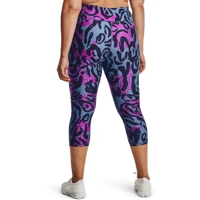 Calça Legging Capri de Treino Plus Size Feminina Under Armour HeatGear Print
