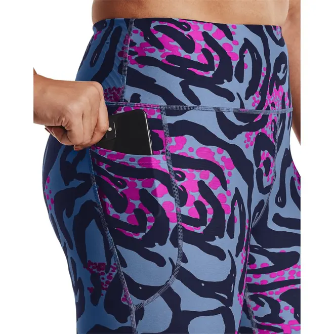 Calça Legging Capri de Treino Plus Size Feminina Under Armour HeatGear Print