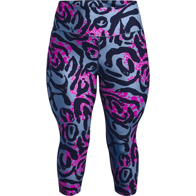 Calça Legging Capri de Treino Plus Size Feminina Under Armour HeatGear Print