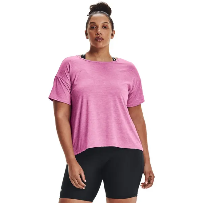 Camiseta de Treino Plus Size Feminina Under Armour Tech Vent SS