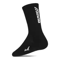 Meia Cano Alto Mizuno Logo Vertical