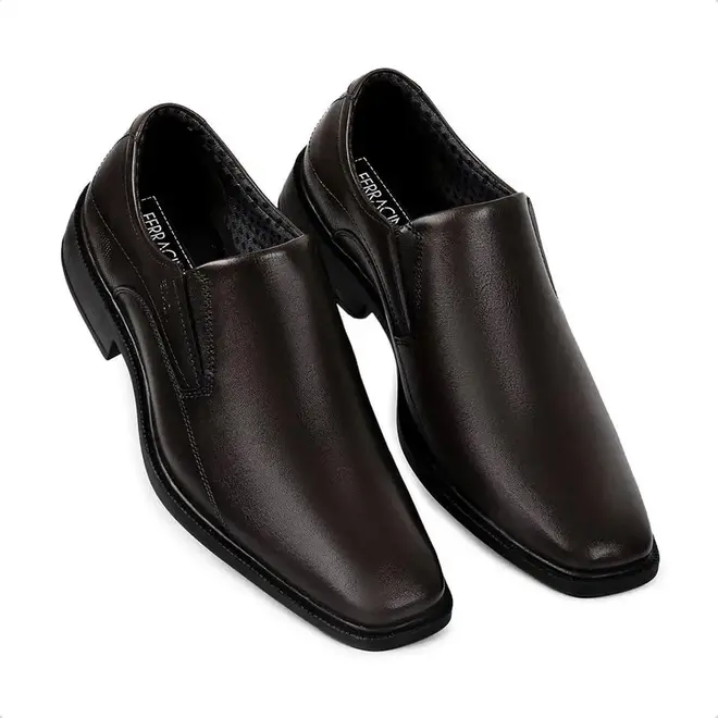 Sapato Social Ferracini Tabaco Masculino