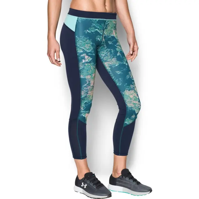 Calça Legging Capri de Treino Feminina Under Armour Heatgear Reversible
