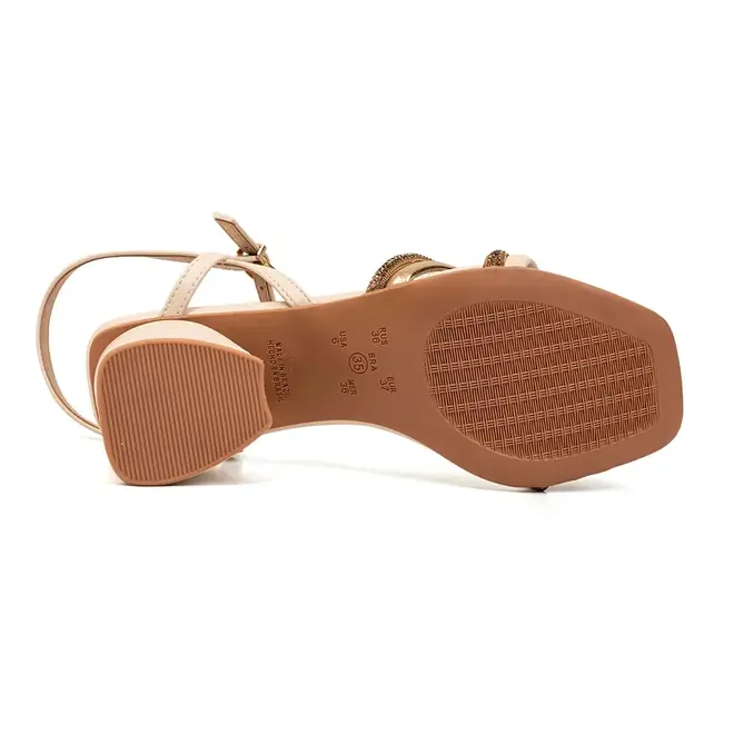 Sandália Salto Ramarim Coconut Feminina