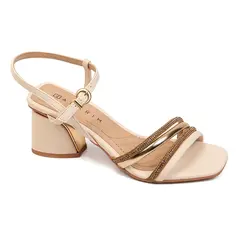 Sandália Salto Ramarim Coconut Feminina