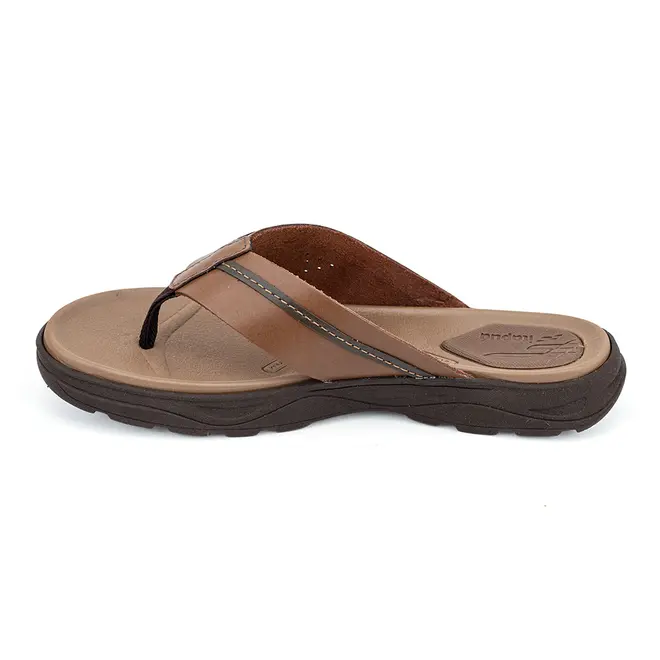 Chinelo Couro Itapuã Marrom Masculino