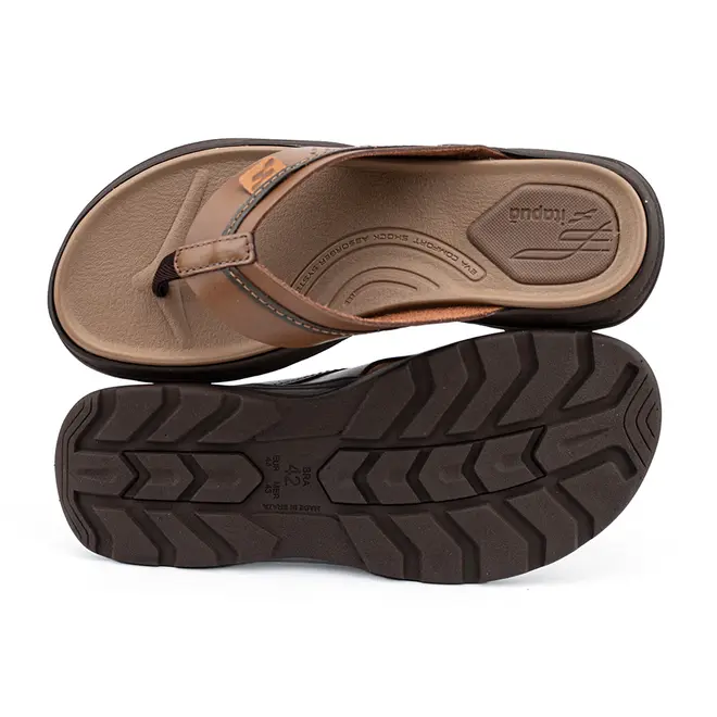 Chinelo Couro Itapuã Marrom Masculino
