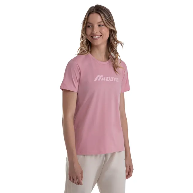 Camiseta Mizuno Basic Run Bird Feminina