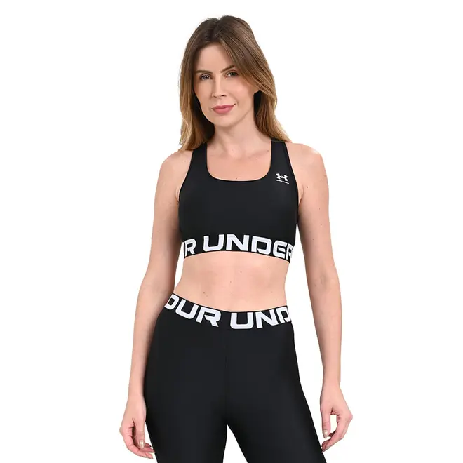 Top de Treino Feminino Under Armour HeatGear Authentics Mid