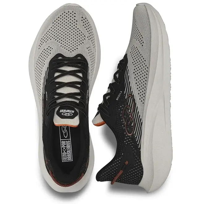 Tênis de Treino Olympikus Mescla Preto e Arenito Masculino
