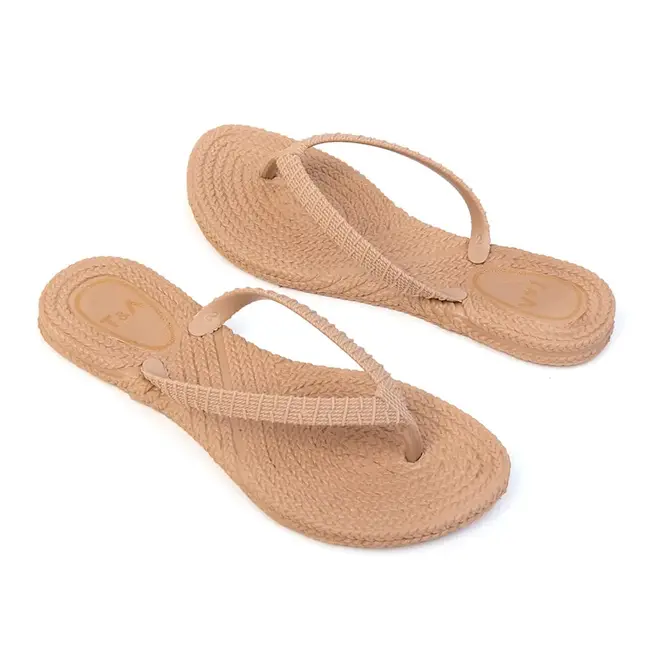 Chinelo Dedo Terra e Água Taupe Feminino