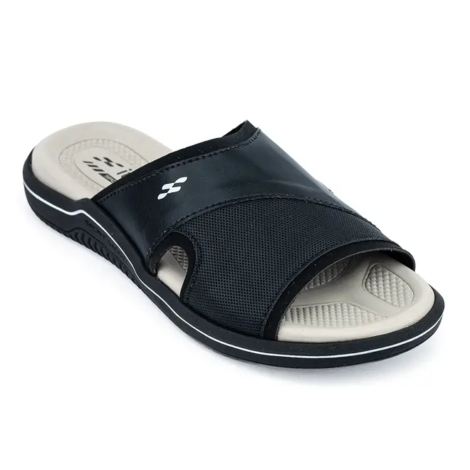 Chinelo Slide Itapuã Preto e Cinza Masculino
