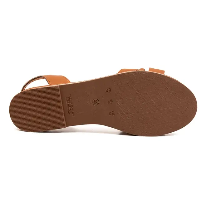 Rasteira Flatform Bebecê Mel Feminina