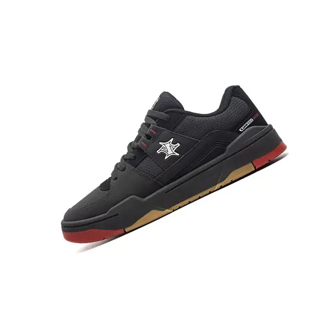 Tênis Casual Nesk Preto e Vermelho Masculino
