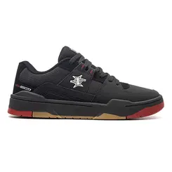 Tênis Casual Nesk Preto e Vermelho Masculino