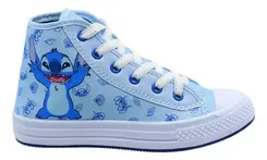 Tênis Disney Branco e Azul Menina