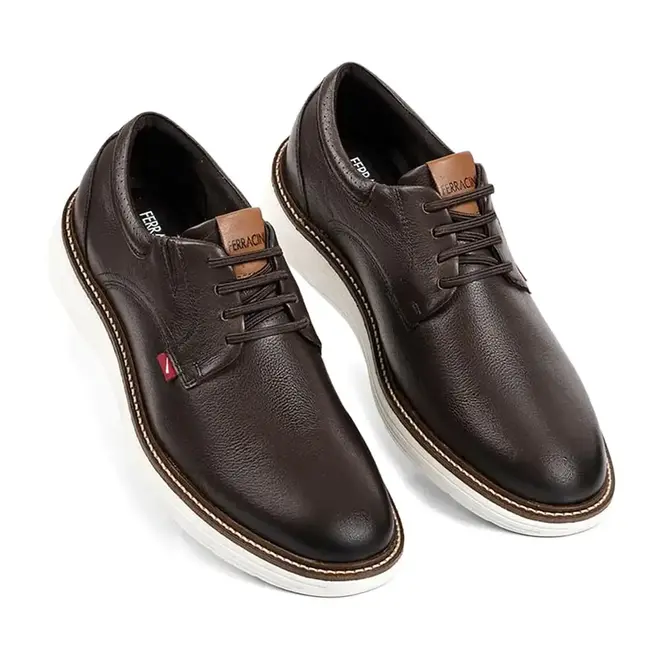 Sapato Casual Ferracini Full Tabaco Masculino