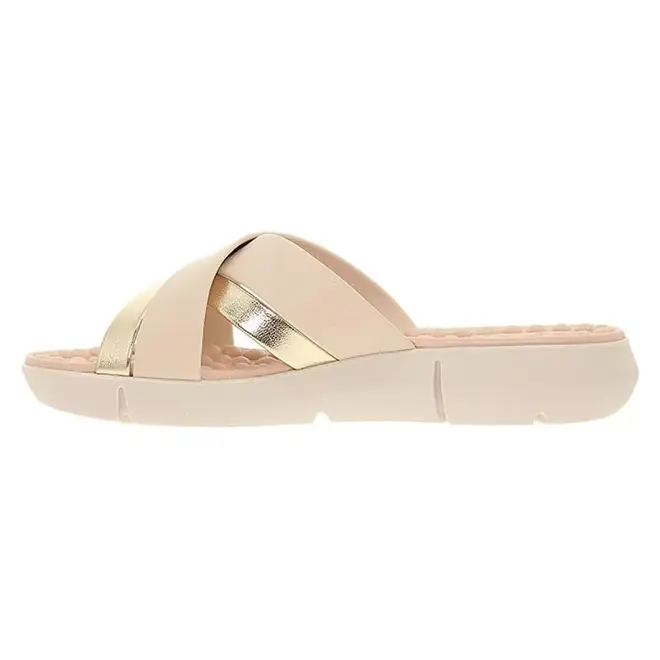 Tamanco Anabela Modare Creme Feminino