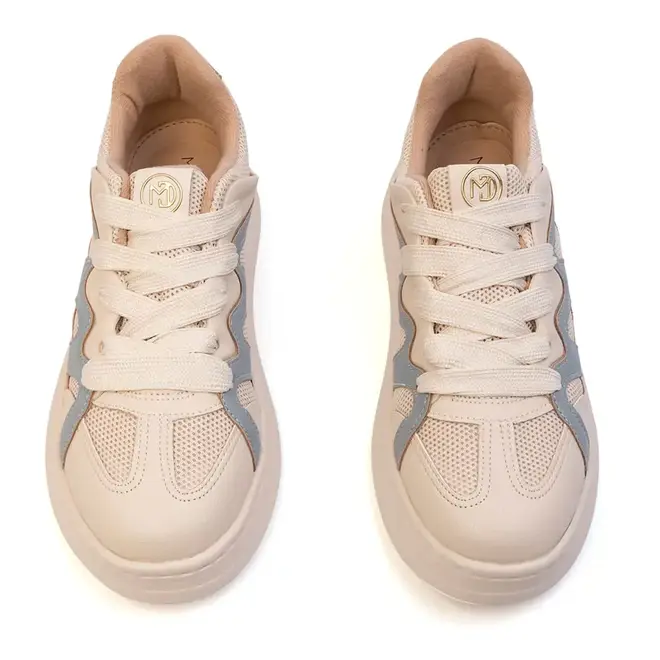 Tênis Casual Sola Caixa Modare Azul Metal Feminino