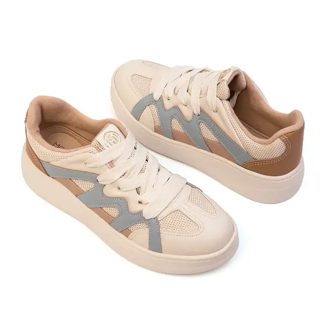 Tênis Casual Sola Caixa Modare Azul Metal Feminino