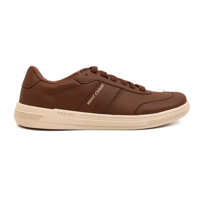 Sapatenis Casual West Coast Dallas Marrom Masculino