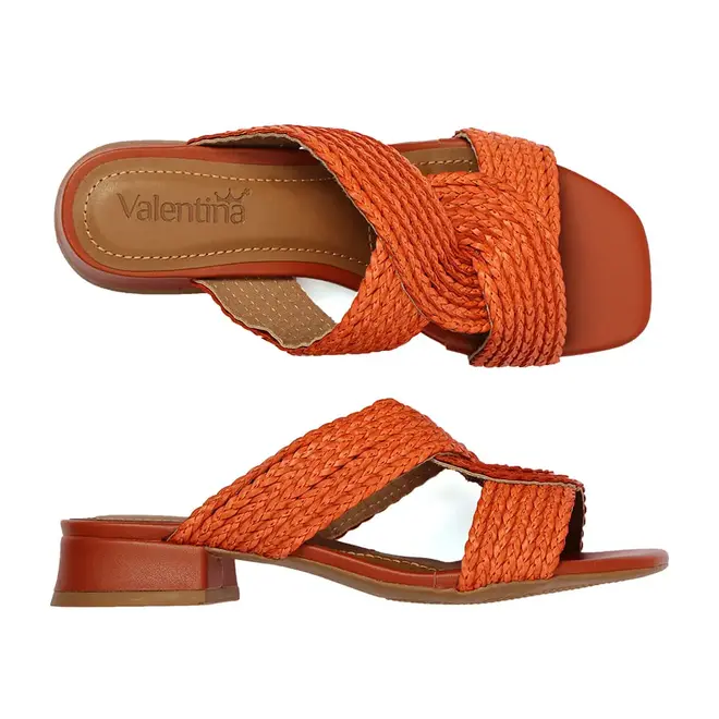 Tamanco Salto Valentina Argila Feminino