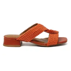 Tamanco Salto Valentina Argila Feminino