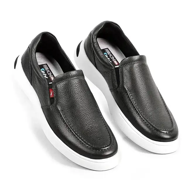 Sapato Mocassim Ferracini Buzios Preto Masculino
