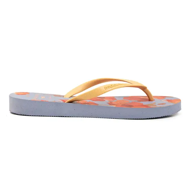 Chinelo Dedo Tropical Brasil Cream Feminino
