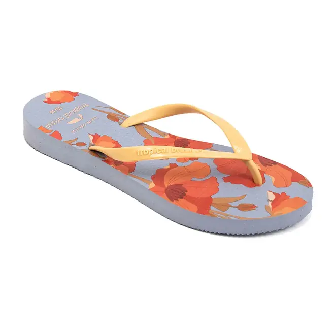Chinelo Dedo Tropical Brasil Cream Feminino
