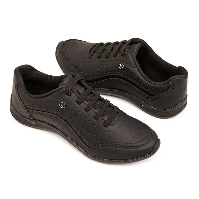 Tênis Casual Sola Caixa Kolosh Preto Feminino