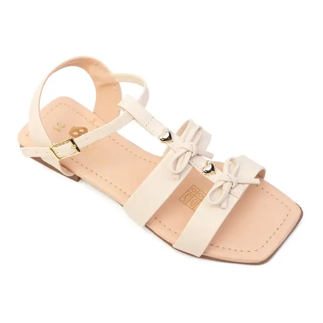 Sandália Bia Bella Off White Menina