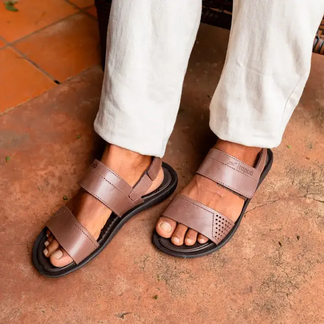Sandália Flats Itapuã Café Masculina
