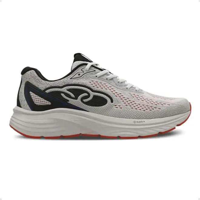 Tênis de Treino Olympikus Challenger 5 Branco e Vermelho Masculino