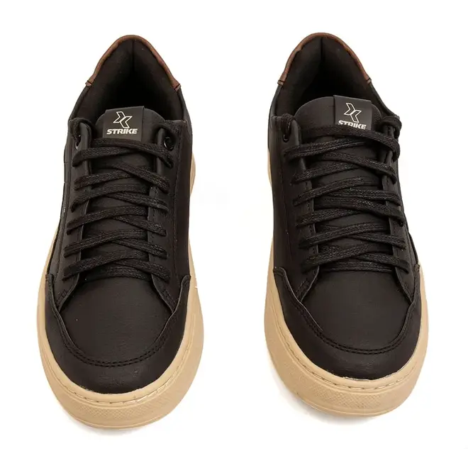 Tênis Casual Sola Caixa Strike Lands Preto Masculino