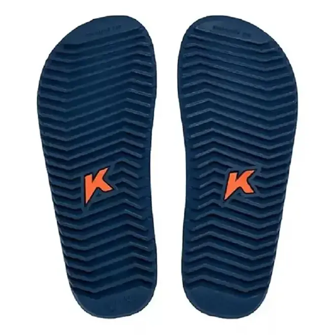 Chinelo Dedo Kenner Kivah Preto e Azul Masculino