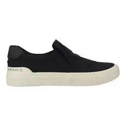 Tênis Casual Slip On Aramis Vulcan Preto e Branco Masculino