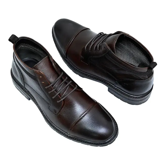 Bota Flats Democrata Astro Marrom Masculina