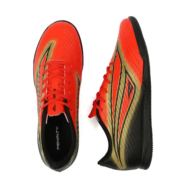 Chuteira Indoor Penalty Lider Y 6 Vermelho Masculina