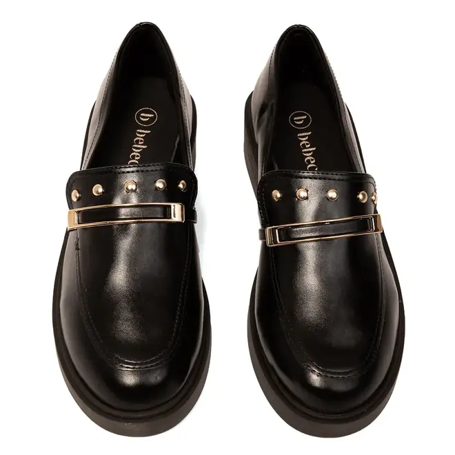 Sapato Mocassim Bebecê Preto Feminino