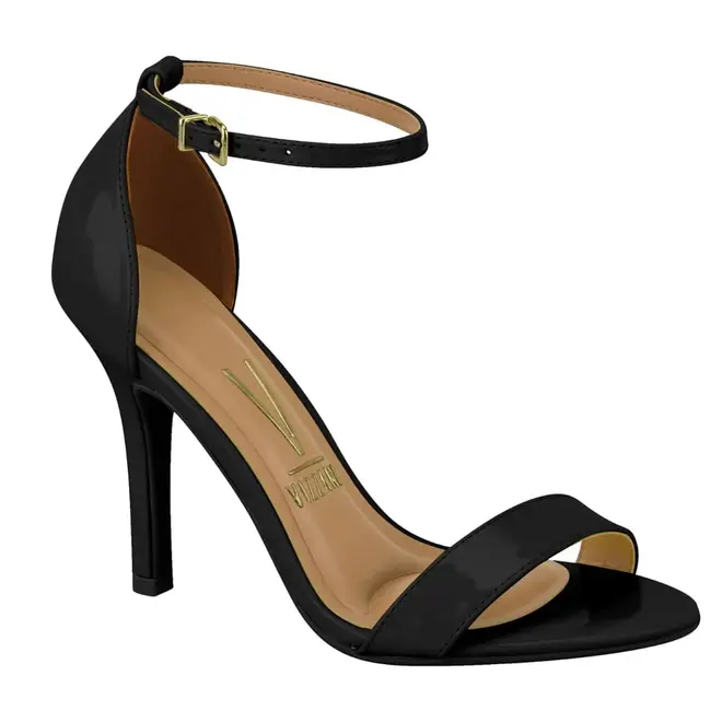Sandália Salto Vizzano Preto Feminino