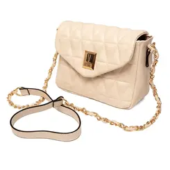 Bolsa Tira Colo Vizzano Branco Off Feminino