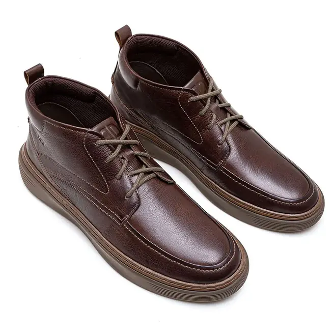 Bota Flats Democrata Café e Tabaco Masculina