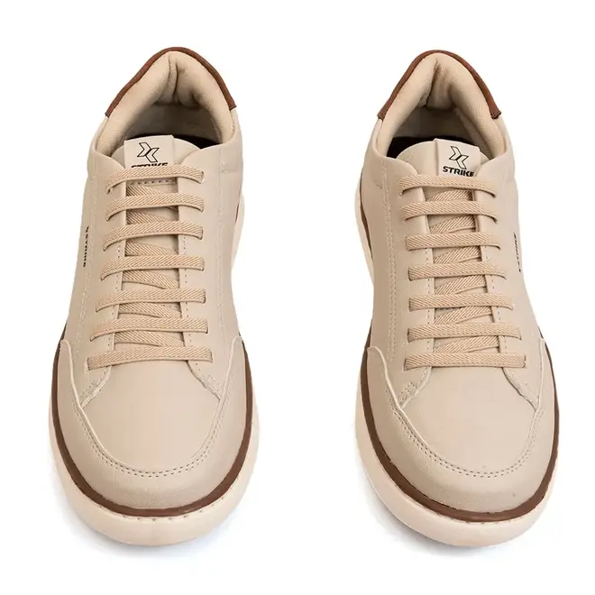 Sapatênis Casual Strike Nitro Bege Masculino