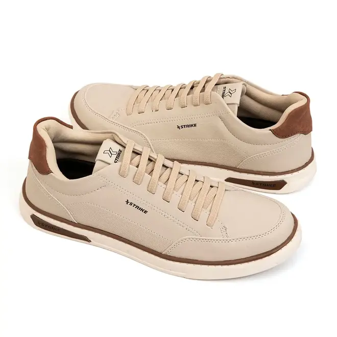 Sapatênis Casual Strike Nitro Bege Masculino