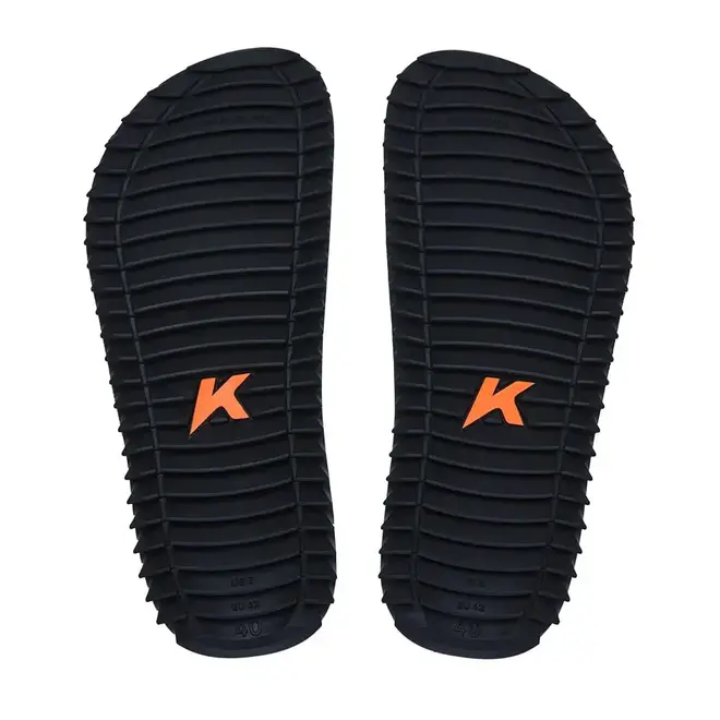 Chinelo Slide Kenner Kivah Slide Preto e Vermelho Masculino